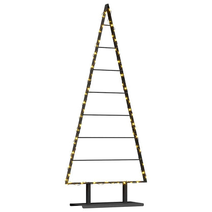 Albero di Natale in metallo con supporto Nero 150 cm Acciaio