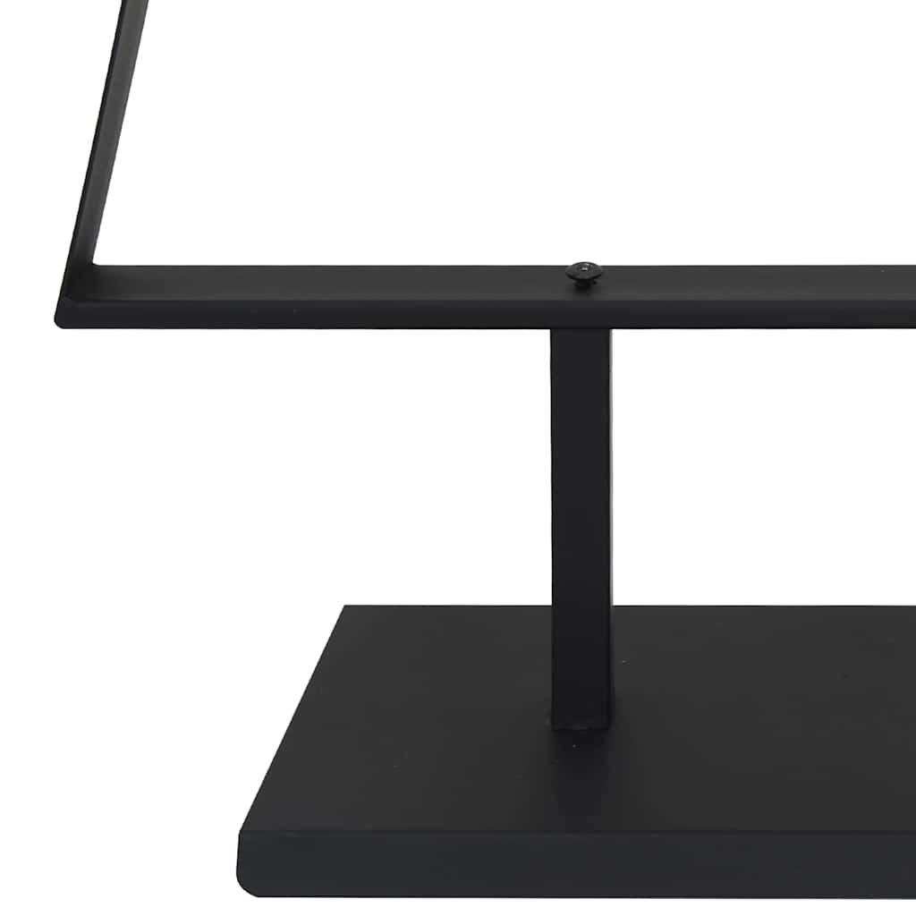 Albero di Natale in metallo con supporto Nero 180 cm Acciaio | homemem39