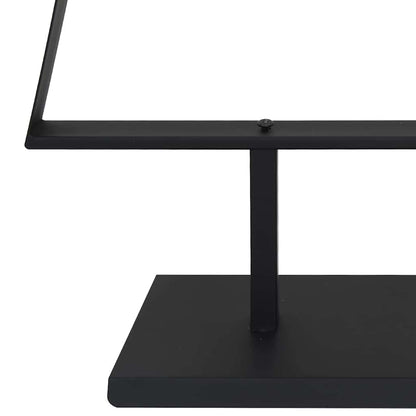Albero di Natale in metallo con supporto Nero 180 cm Acciaio | homemem39