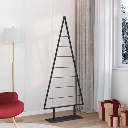Albero di Natale in metallo con supporto Nero 180 cm Acciaio | homemem39