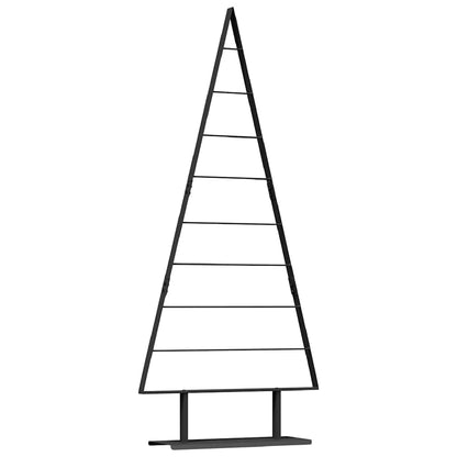 Albero di Natale in metallo con supporto Nero 180 cm Acciaio | homemem39