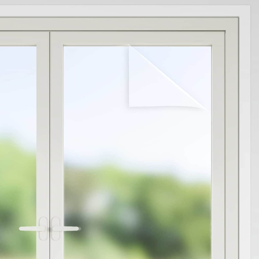 Pellicola statica per finestre Grigio Frosted 60 x 1000 cm PVC | homemem39
