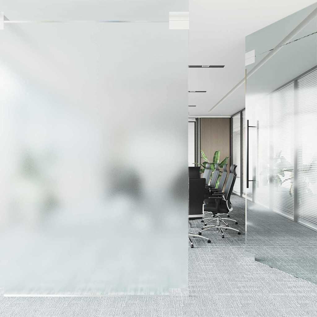 Pellicola statica per finestre Grigio Frosted 90 x 1000 cm PVC | homemem39
