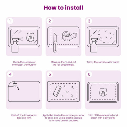 Film per Finestra Statico Bianco Frosted 45 x 500 cm PVC