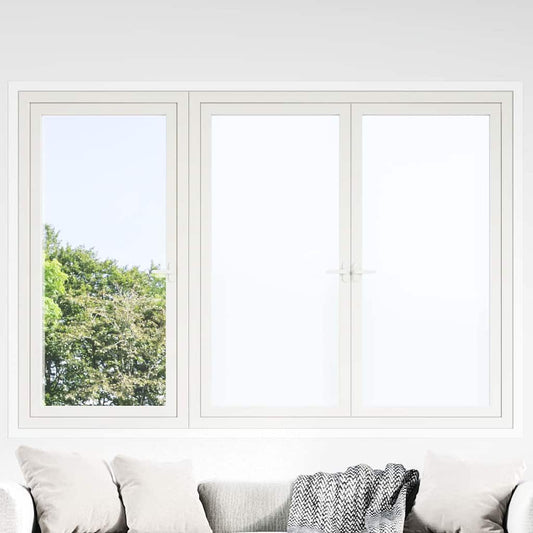 Pellicola statica per finestre Bianco Frosted 45 x 500 cm PVC