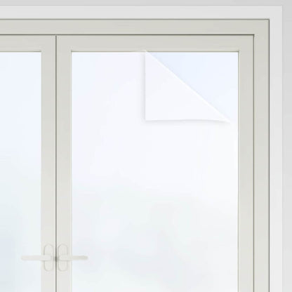Pellicola statica per finestre Bianco Frosted 45 x 1000 cm PVC | homemem39