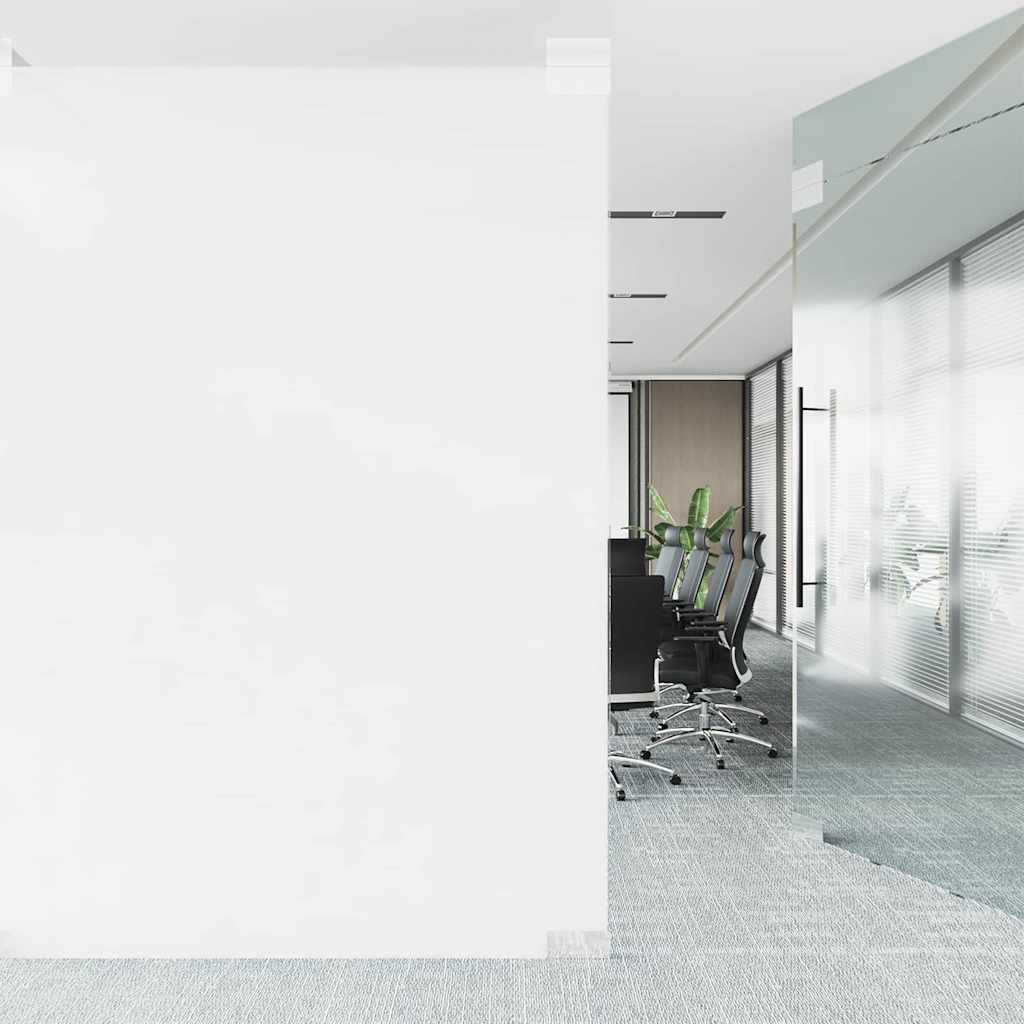 Pellicola statica per finestre Bianco Frosted 45 x 1000 cm PVC | homemem39
