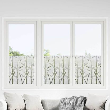 Pellicola statica per finestre Motivo Bamboo 60 x 500 cm PVC