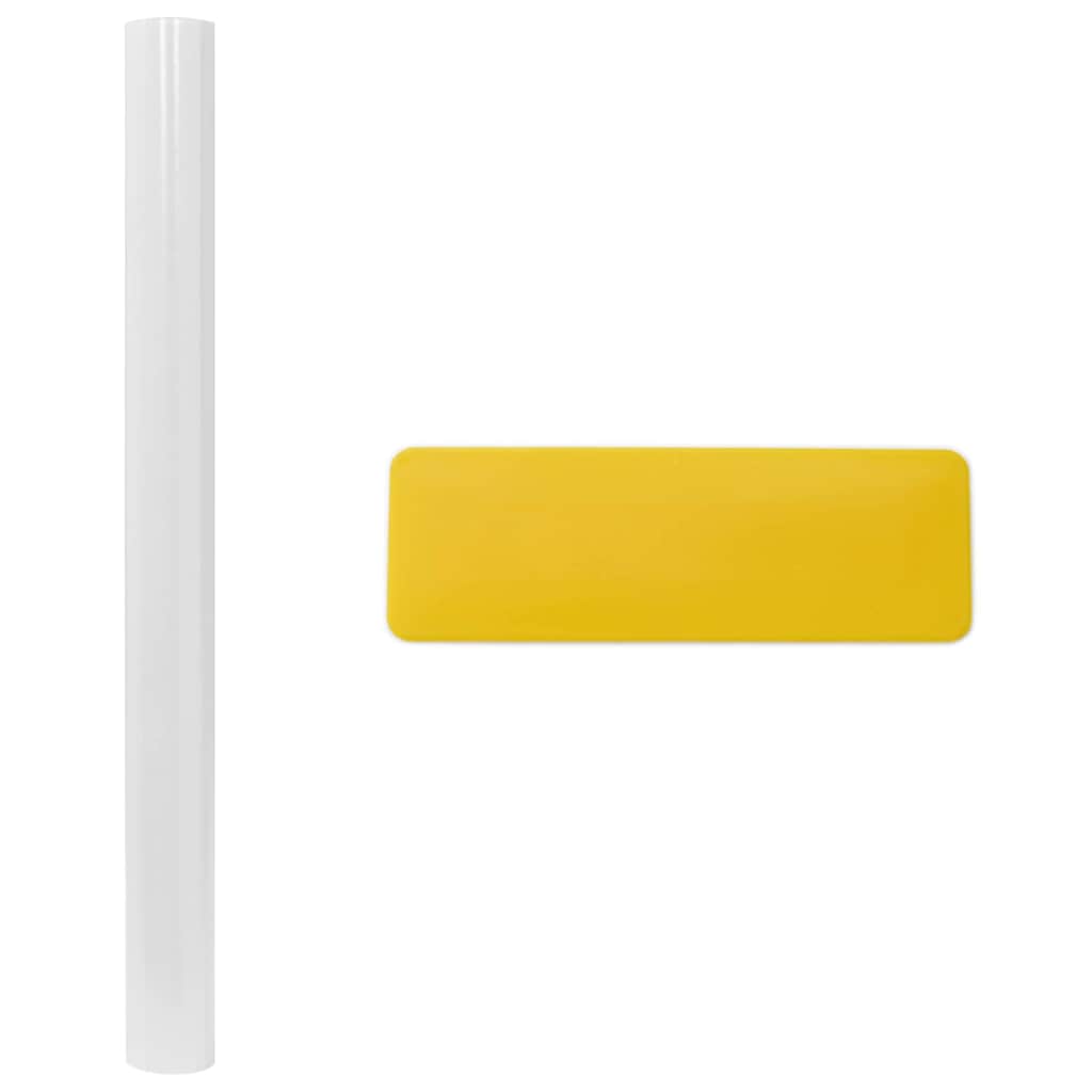 Pellicola statica per finestre Motivo Tende 90 x 500 cm PVC | homemem39