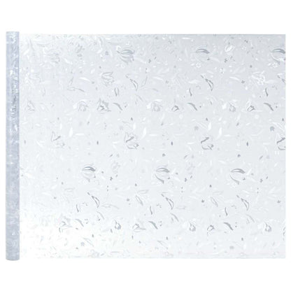 Pellicola statica per finestre Motivo Fiori 90 x 500 cm PVC