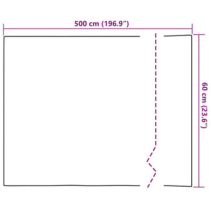 Film per Finestra Statico Motivo Arcobaleno 3D 60 x 500 cm PVC