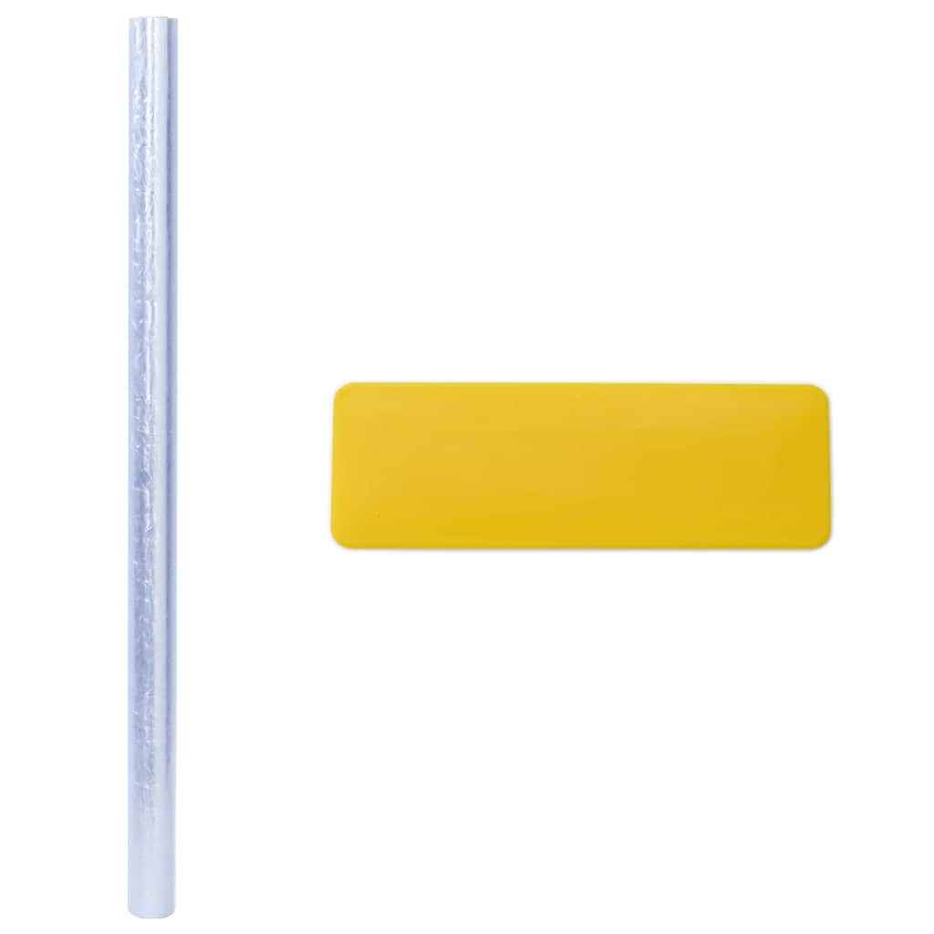 Pellicola statica per finestre Trasparente 60 x 1000 cm PVC
