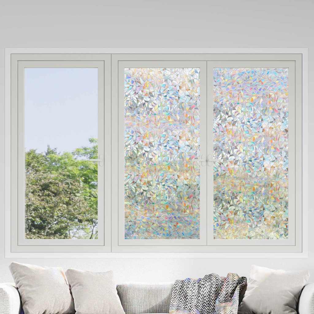 Pellicola statica per finestre Trasparente 60 x 1000 cm PVC