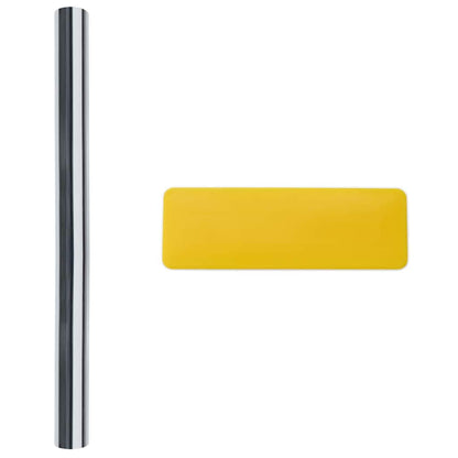 Pellicola per Finestra Solare Riflettente Statica Argento PVC