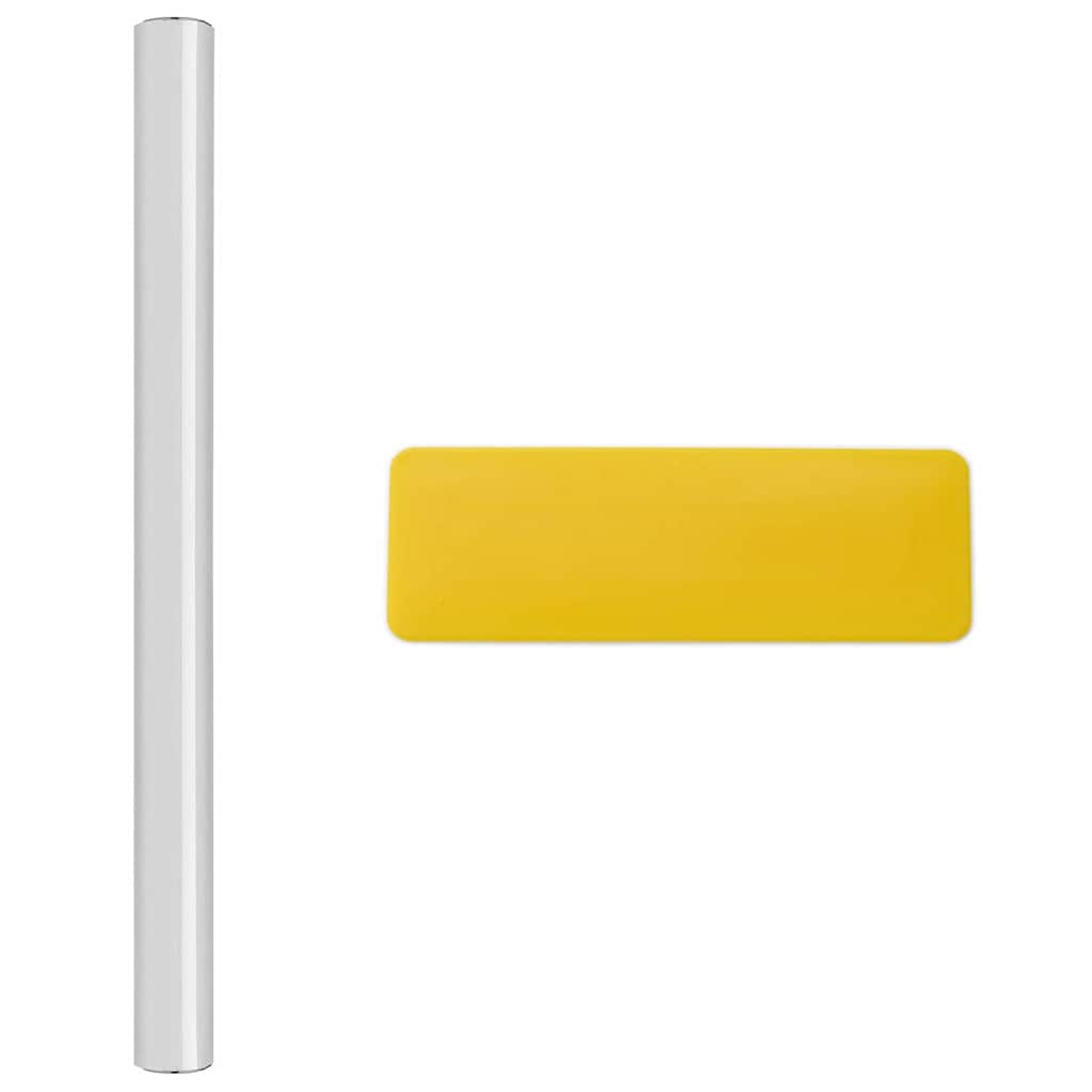 Pellicola per specchio autoadesiva 2 pcs Argento PET