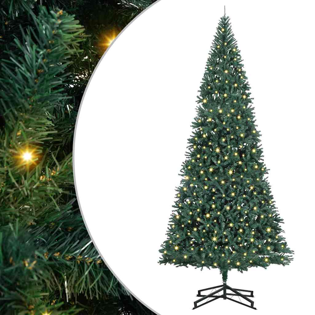 Albero di Natale artificiale preilluminato Verde 500 cm PVC | homemem39