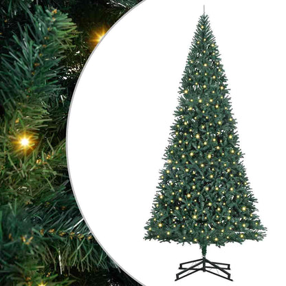 Albero di Natale artificiale preilluminato Verde 500 cm PVC | homemem39