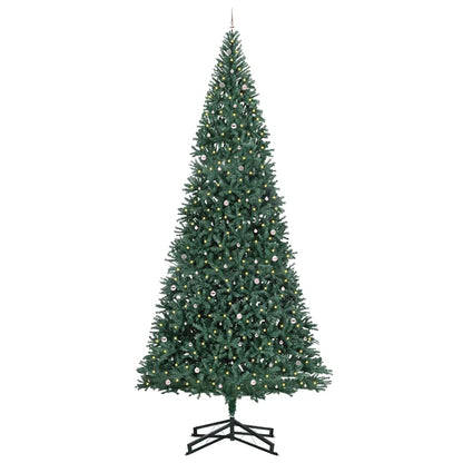 Albero di Natale Artificiale Pre-illuminato con Set di Palline | homemem39