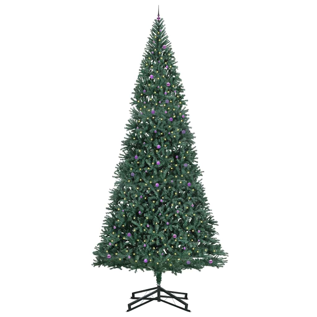 Albero di Natale Artificiale Pre-illuminato con Set di Palline | homemem39
