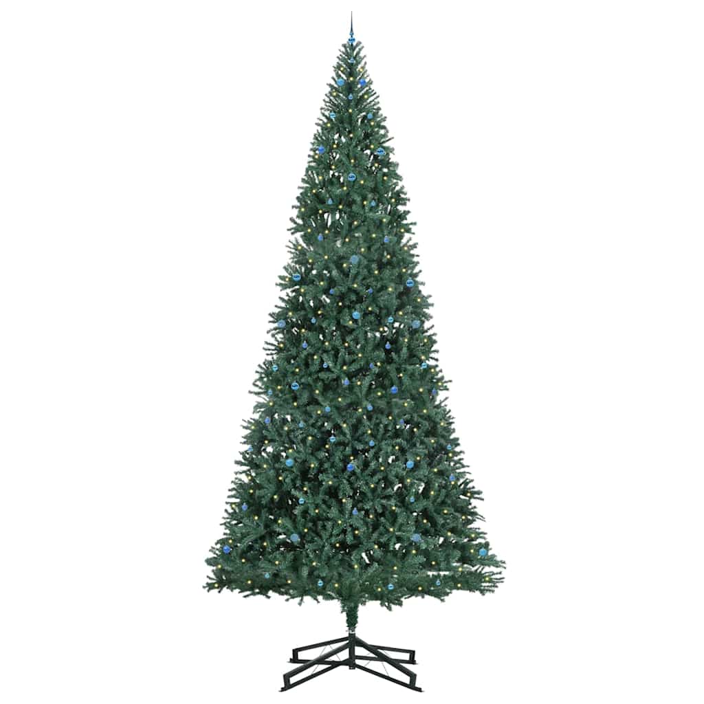 Albero di Natale Artificiale Pre-illuminato con Set di Palline | homemem39