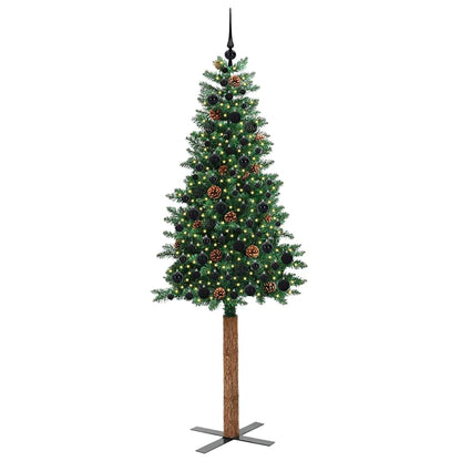 Albero di Natale snodato con 300 LED con supporto Verde 210 cm | homemem39