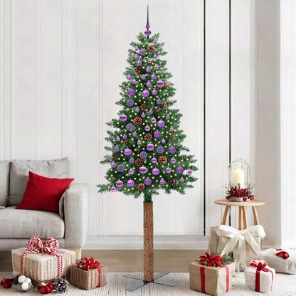 Albero di Natale snodato con 300 LED con supporto Verde 210 cm | homemem39