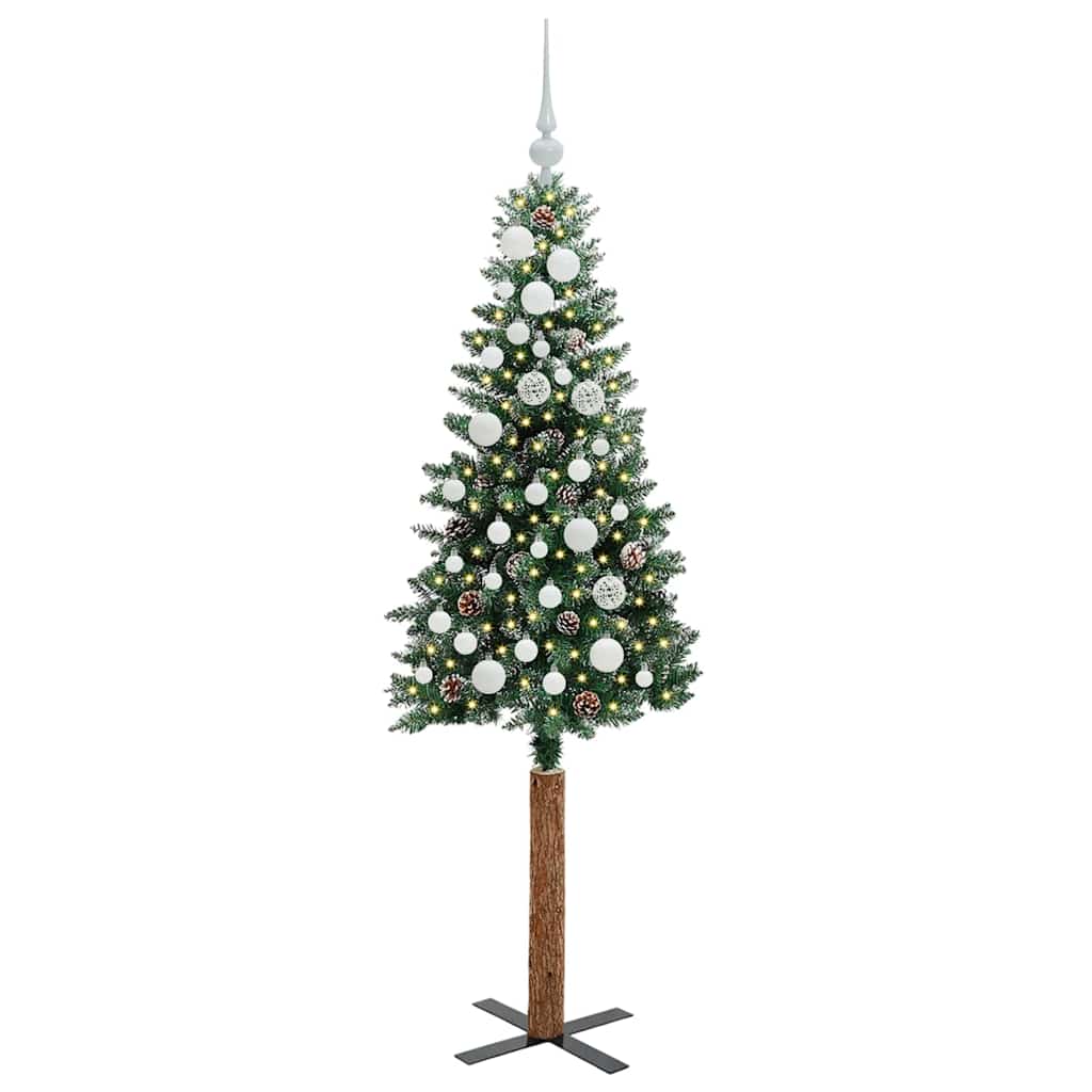 Albero di Natale snodato con 150 LED con supporto Verde 150 cm | homemem39