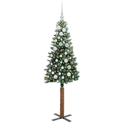Albero di Natale snodato con 150 LED con supporto Verde 150 cm | homemem39
