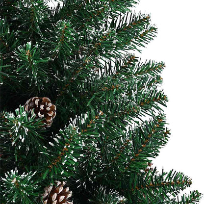 Albero di Natale snodato con 150 LED con supporto Verde 150 cm | homemem39