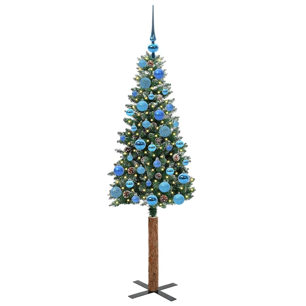 Albero di Natale snodato con 150 LED con supporto Verde 150 cm | homemem39