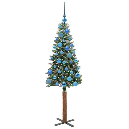 Albero di Natale snodato con 150 LED con supporto Verde 150 cm | homemem39