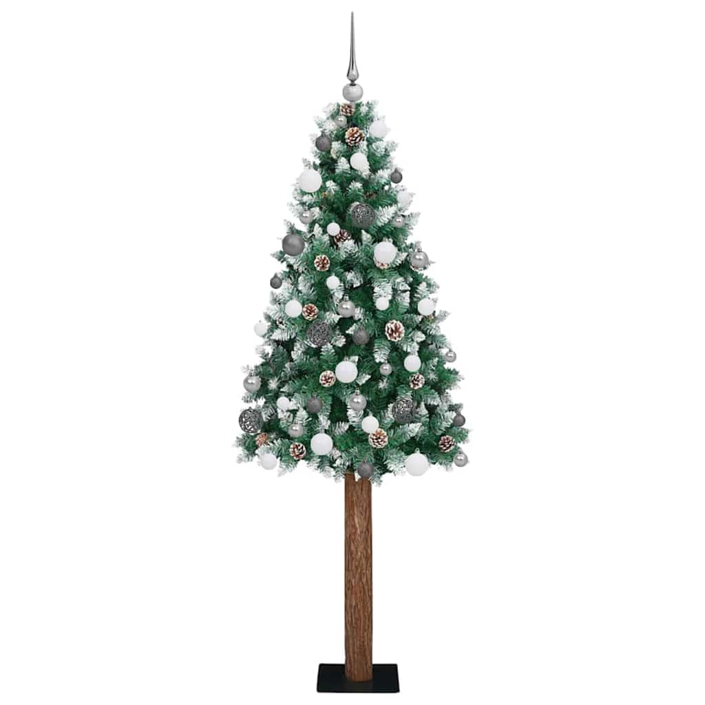 Albero di Natale snodato con 300 LED con supporto Verde 180 cm