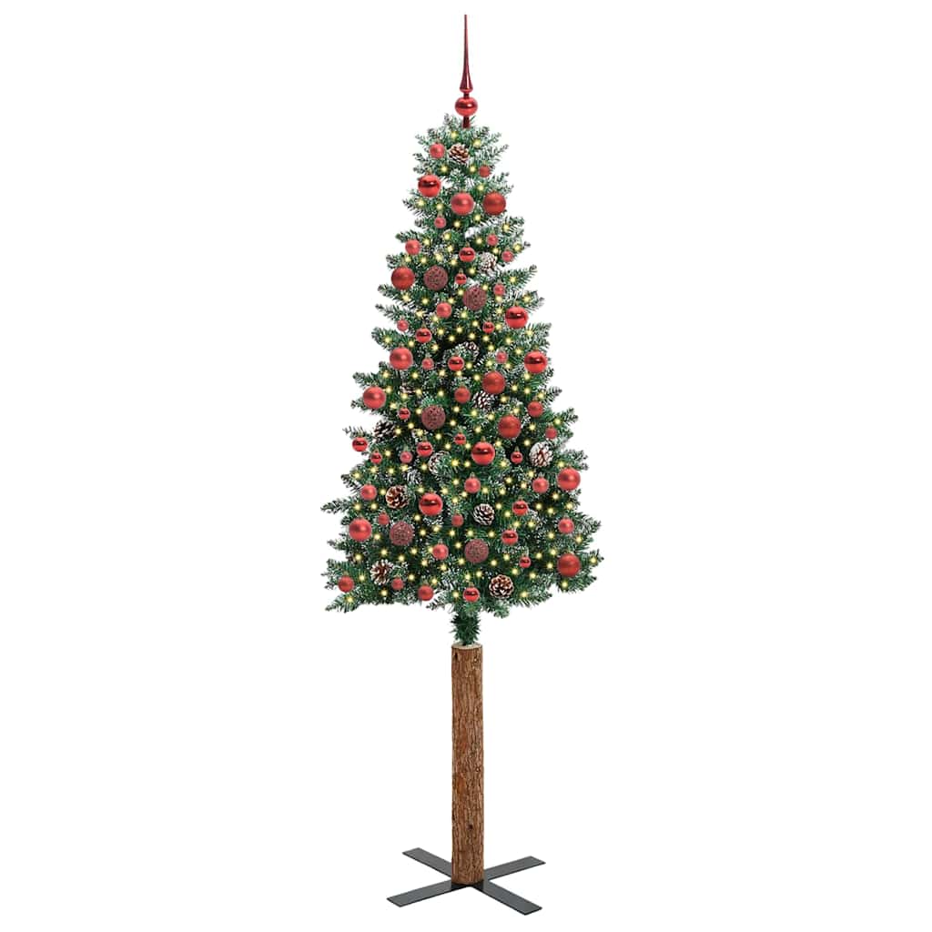 Albero di Natale snodato con 300 LED con supporto Verde 180 cm | homemem39