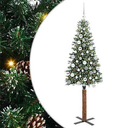 Albero di Natale snodato con 300 LED con supporto Verde 180 cm | homemem39