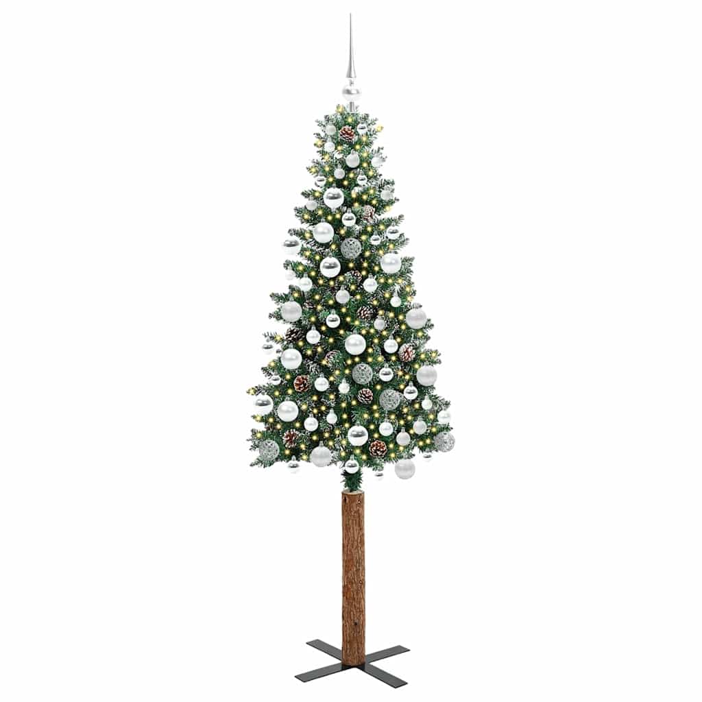 Albero di Natale snodato con 300 LED con supporto Verde 180 cm | homemem39