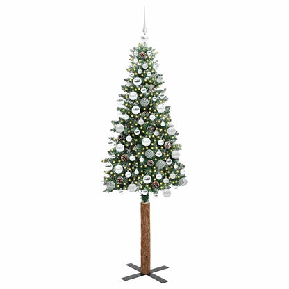 Albero di Natale snodato con 300 LED con supporto Verde 180 cm | homemem39