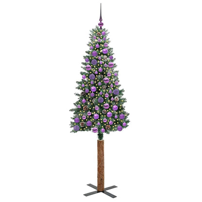 Albero di Natale snodato con 300 LED con supporto Verde 180 cm
