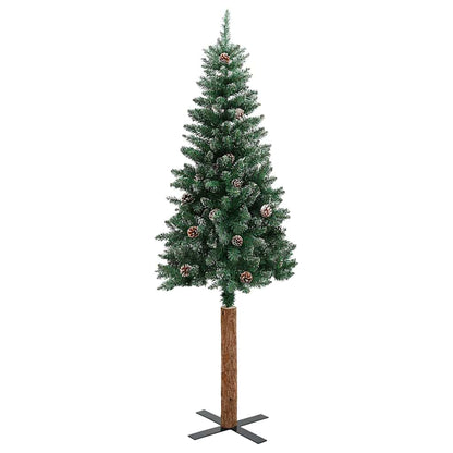 Albero di Natale snodato con 300 LED con supporto Verde 180 cm
