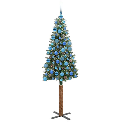 Albero di Natale snodato con 300 LED con supporto Verde 180 cm