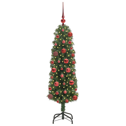 Albero di Natale artificiale con 150 LED Verde 120 cm