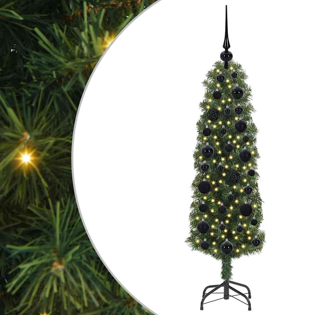 Albero di Natale artificiale con 150 LED Verde 120 cm