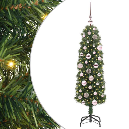 Albero di Natale artificiale con 150 LED Verde 120 cm
