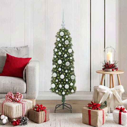 Albero di Natale artificiale con 150 LED Verde 120 cm