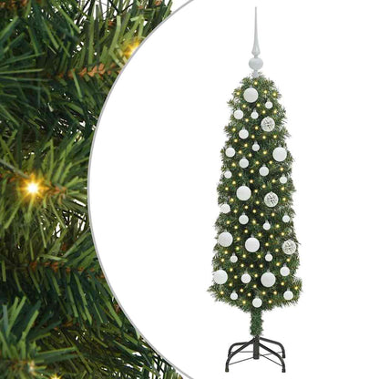 Albero di Natale artificiale con 150 LED Verde 120 cm