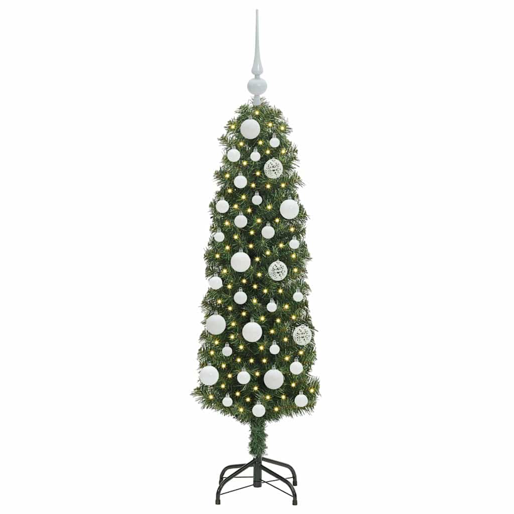 Albero di Natale artificiale con 150 LED Verde 120 cm