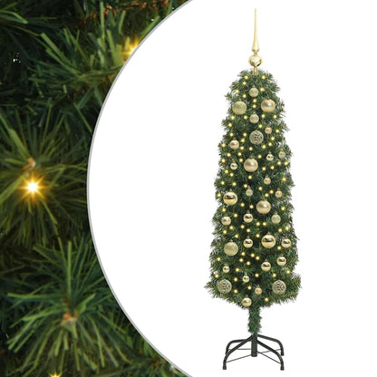 Albero di Natale artificiale con 150 LED Verde 120 cm