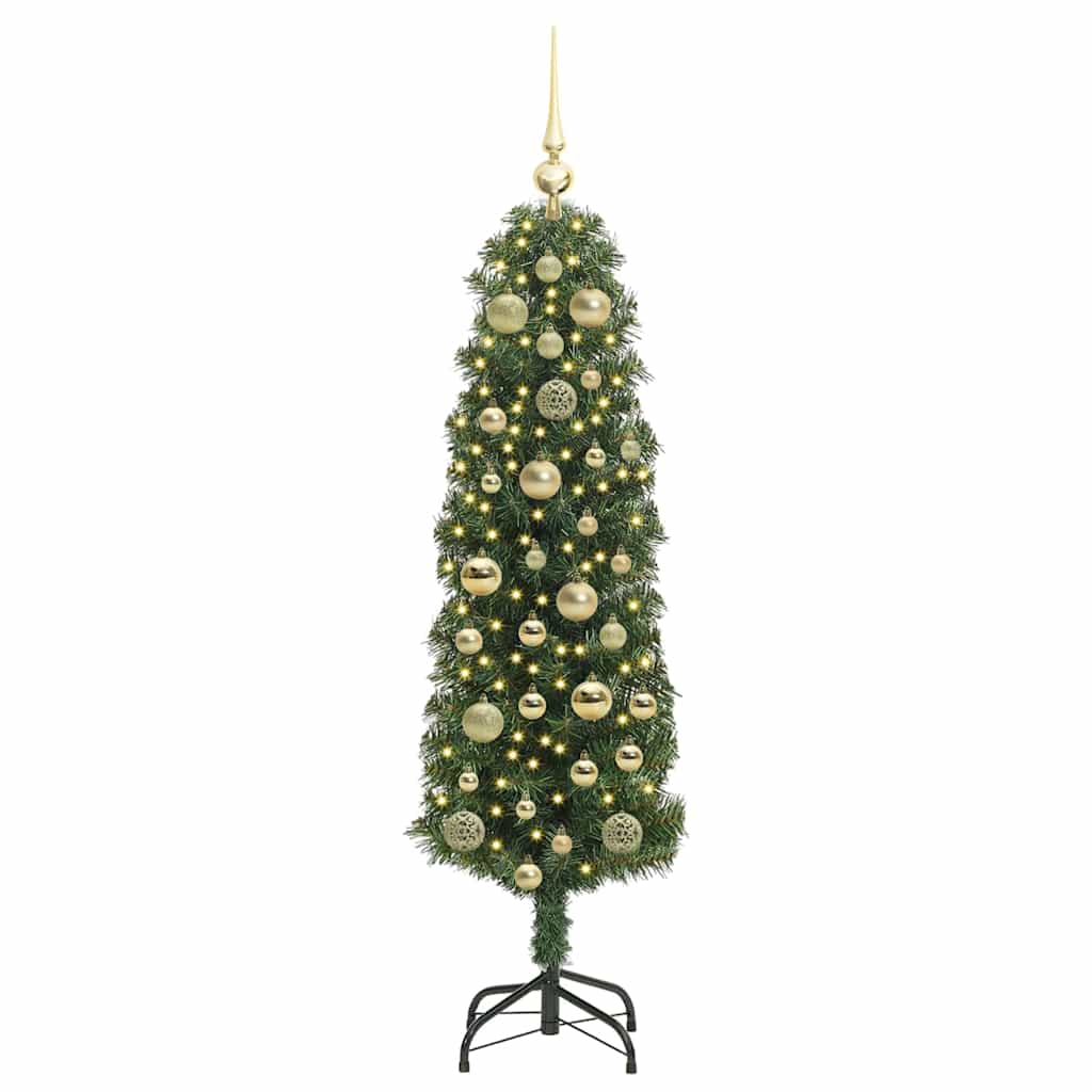 Albero di Natale artificiale con 150 LED Verde 120 cm