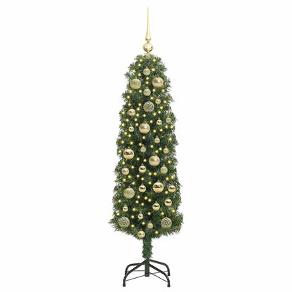 Albero di Natale artificiale con 150 LED Verde 120 cm