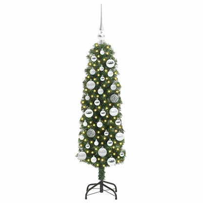 Albero di Natale artificiale con 150 LED Verde 120 cm | homemem39