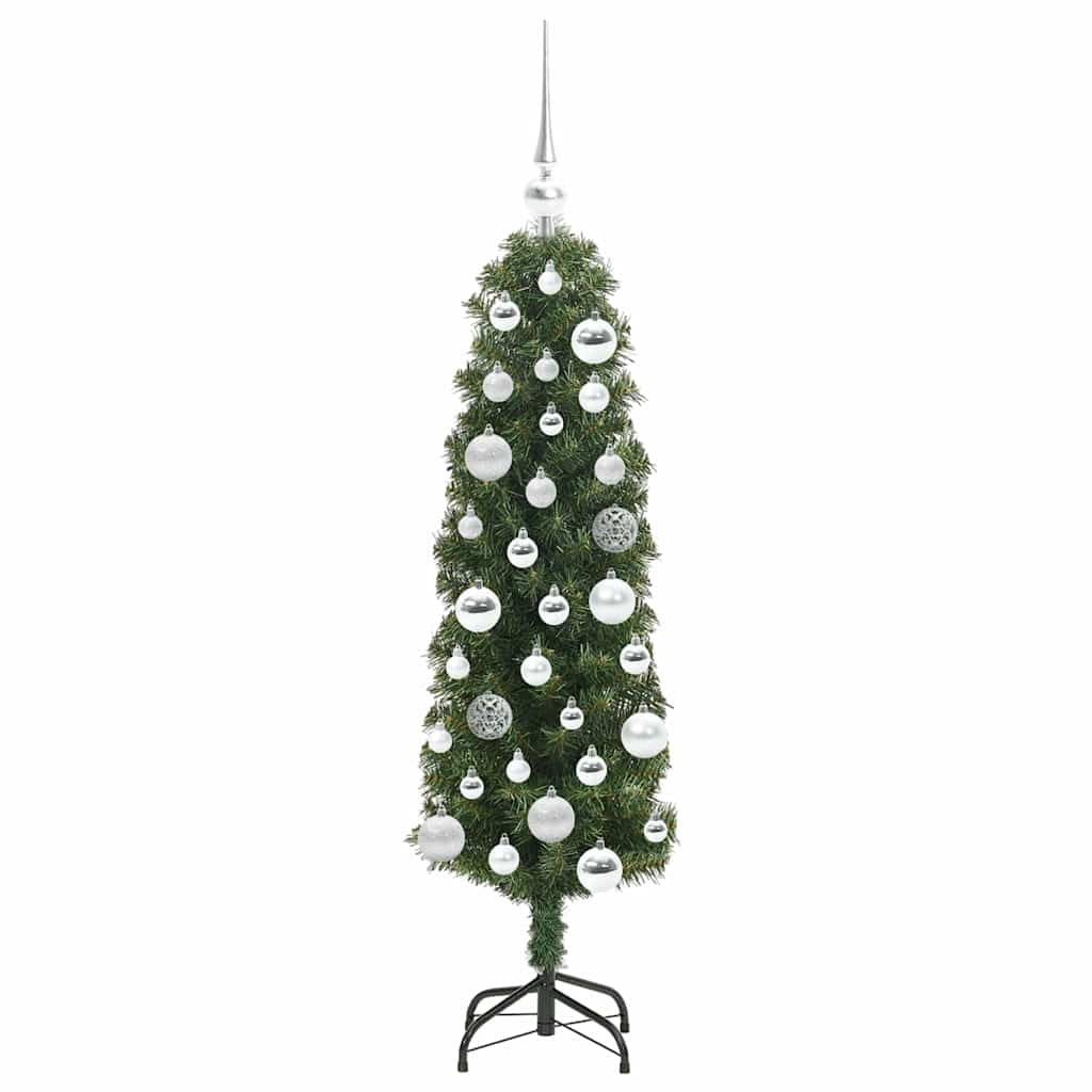 Albero di Natale artificiale con 150 LED Verde 120 cm | homemem39